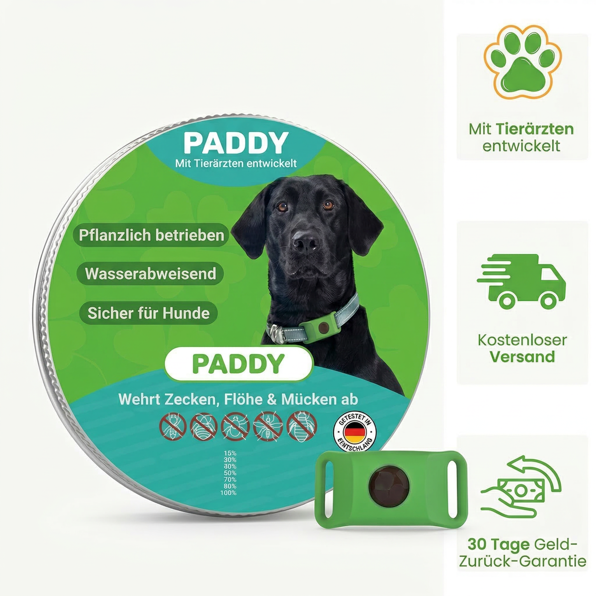 Paddy Pod — Natürliche Zecken & Floh-Abwehr